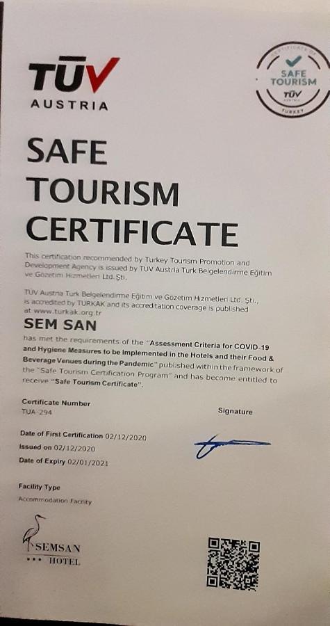 Semsan Hotel Istanbul Exteriör bild
